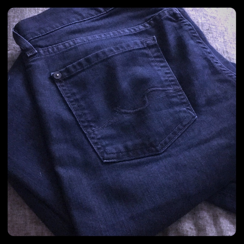 Seven 7 for all mankind bootcut jeans dark wash